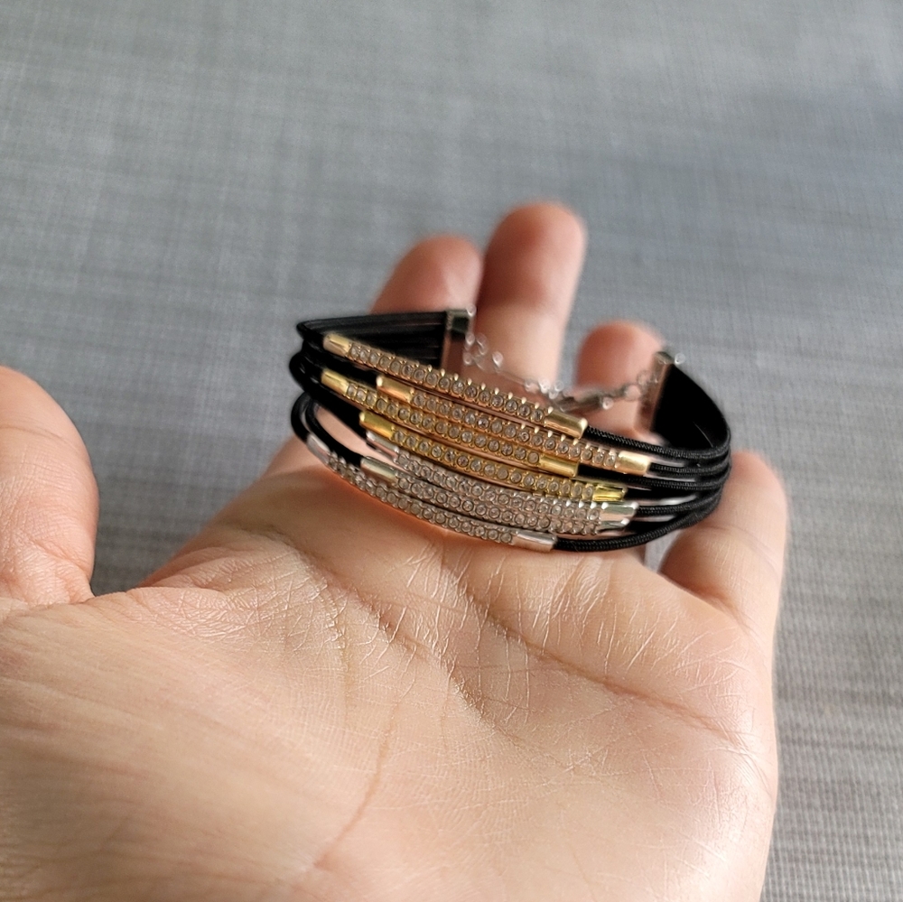 Swarovski Bangle Bracelet Tricolor